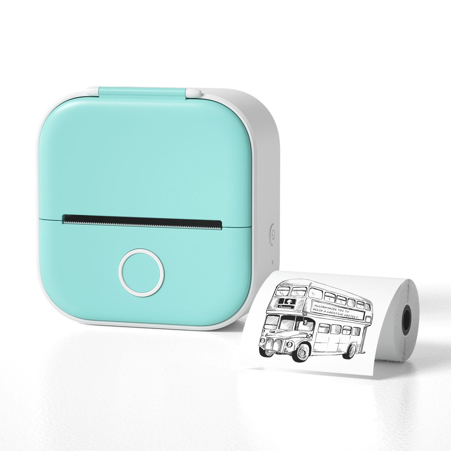 Portable Bluetooth Thermal Printer – Inkless Mini Sticker & Label Maker for Photos, Journaling & Small Business
