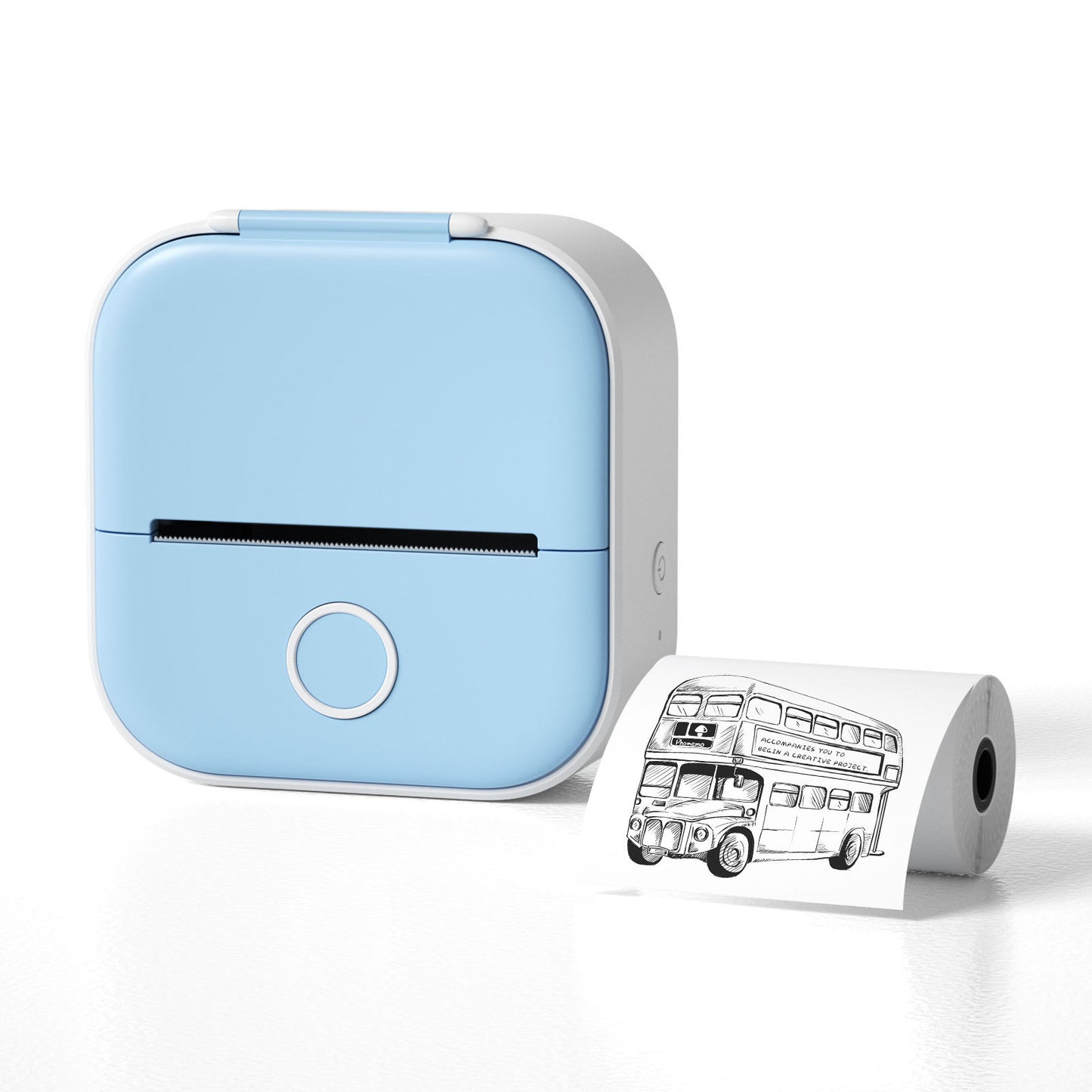 Portable Bluetooth Thermal Printer – Inkless Mini Sticker & Label Maker for Photos, Journaling & Small Business
