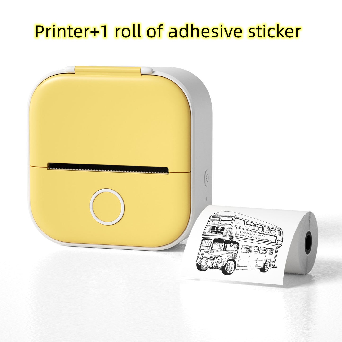 Portable Bluetooth Thermal Printer – Inkless Mini Sticker & Label Maker for Photos, Journaling & Small Business